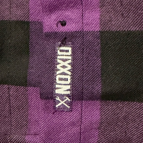 DIXXON Black and Purple Checkered Shirt - Picture 4 of 7